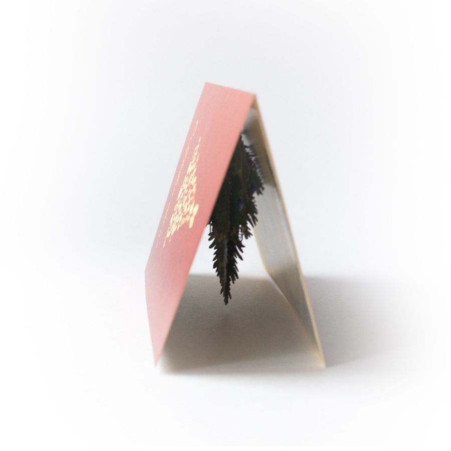Объемная 3D открытка «Маленькая елочка»