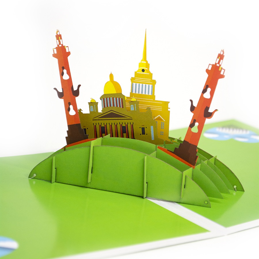 Объемная 3D открытка «Солнечный Петербург»